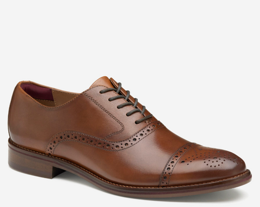 JOHNSTON & MURPHY 20-3442 CONARD 2.0 CAP TOE TAN