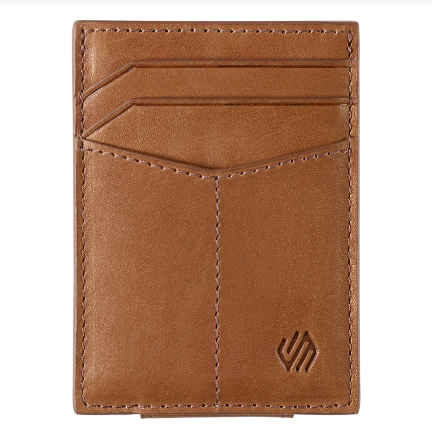 RHODES FRONT POCKET WALLET IN TAN