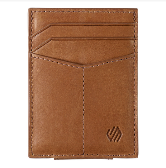 RHODES FRONT POCKET WALLET IN TAN