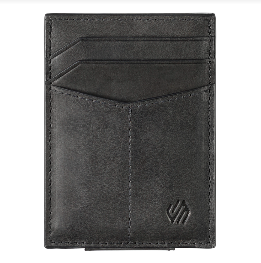 RHODES FRONT POCKET WALLET IN BLACK