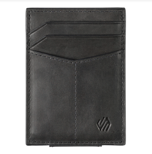 RHODES FRONT POCKET WALLET IN BLACK