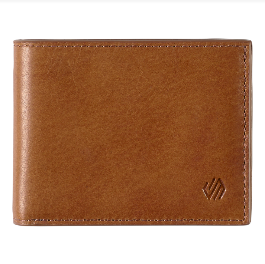 RHODES BILL FOLD WALLET IN TAN