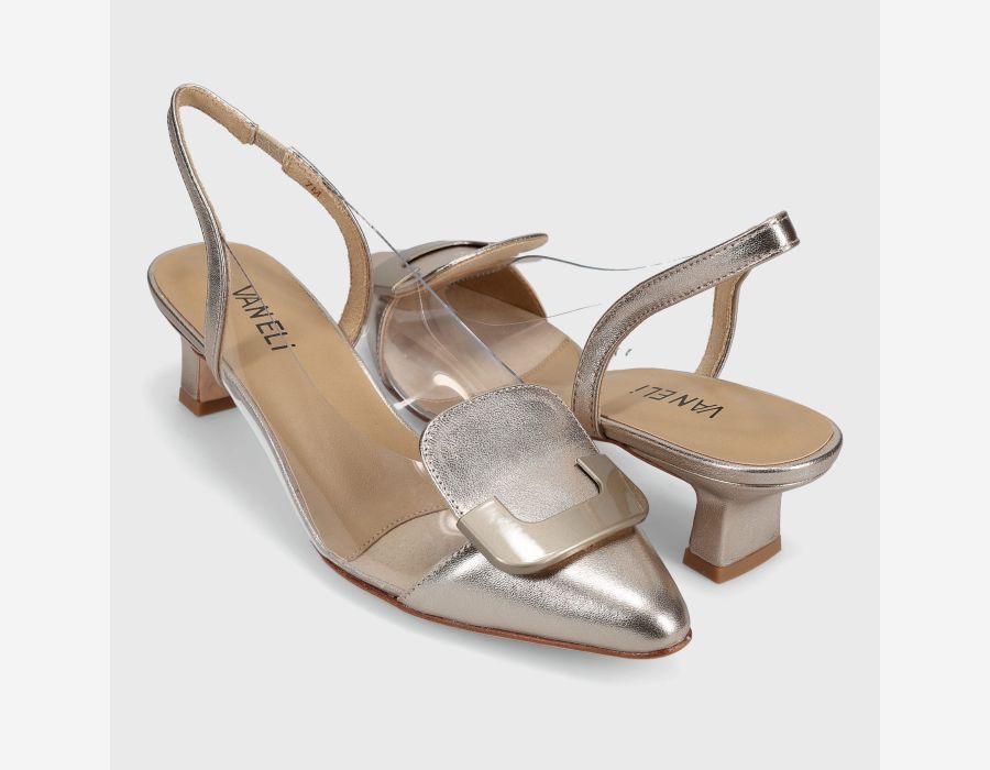 VANELI TAMIRA METALLIC LOW HEEL