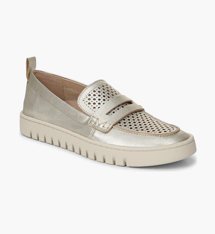 VIONIC UPTOWN GOLD PERF LOAFER
