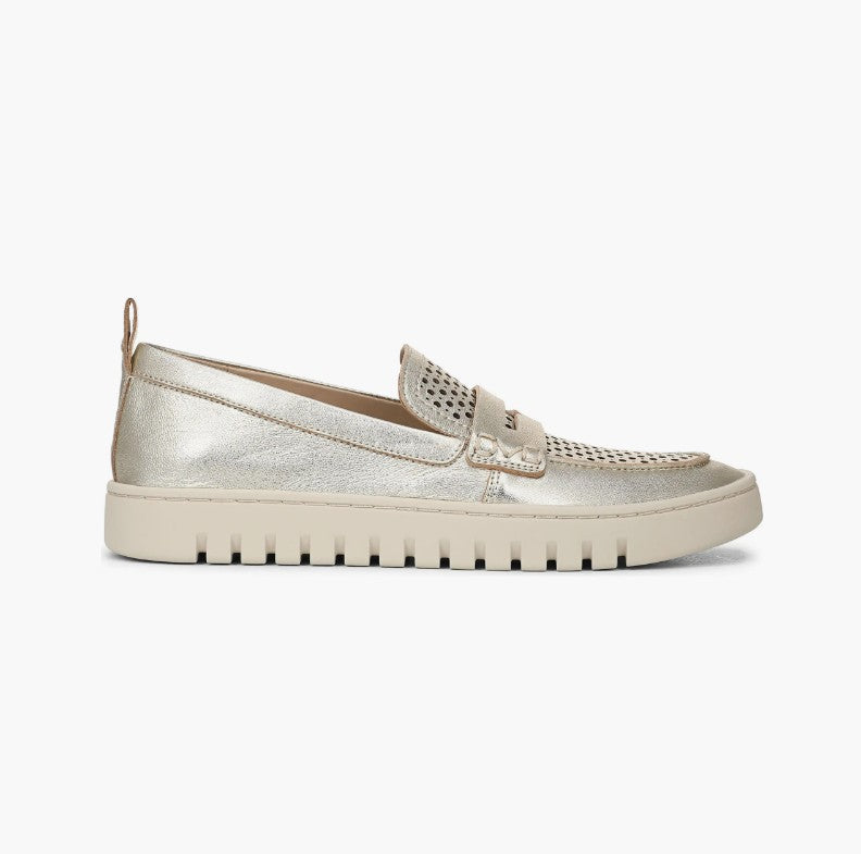 VIONIC UPTOWN GOLD PERF LOAFER