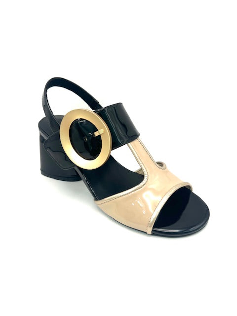 VANELI VALCIA BLACK PATENT COMBO HEEL