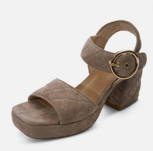VANELI MOPPET SUEDE QUILTED HEEL