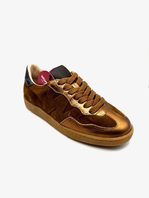 WONNDERS AP-2010 COMBO ORO/COGNAC SNEAKER