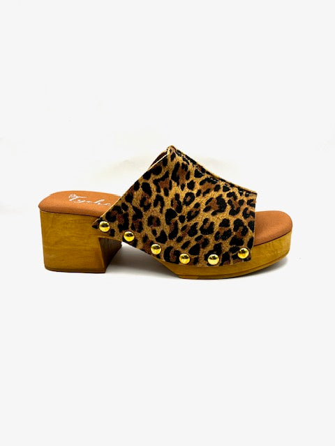 TYCHE BELLA LEOPARD PLATFORM SLIP ON
