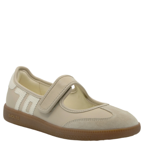 BACK 70 AYA BEIGE MILK MARY JANE SNEAKER
