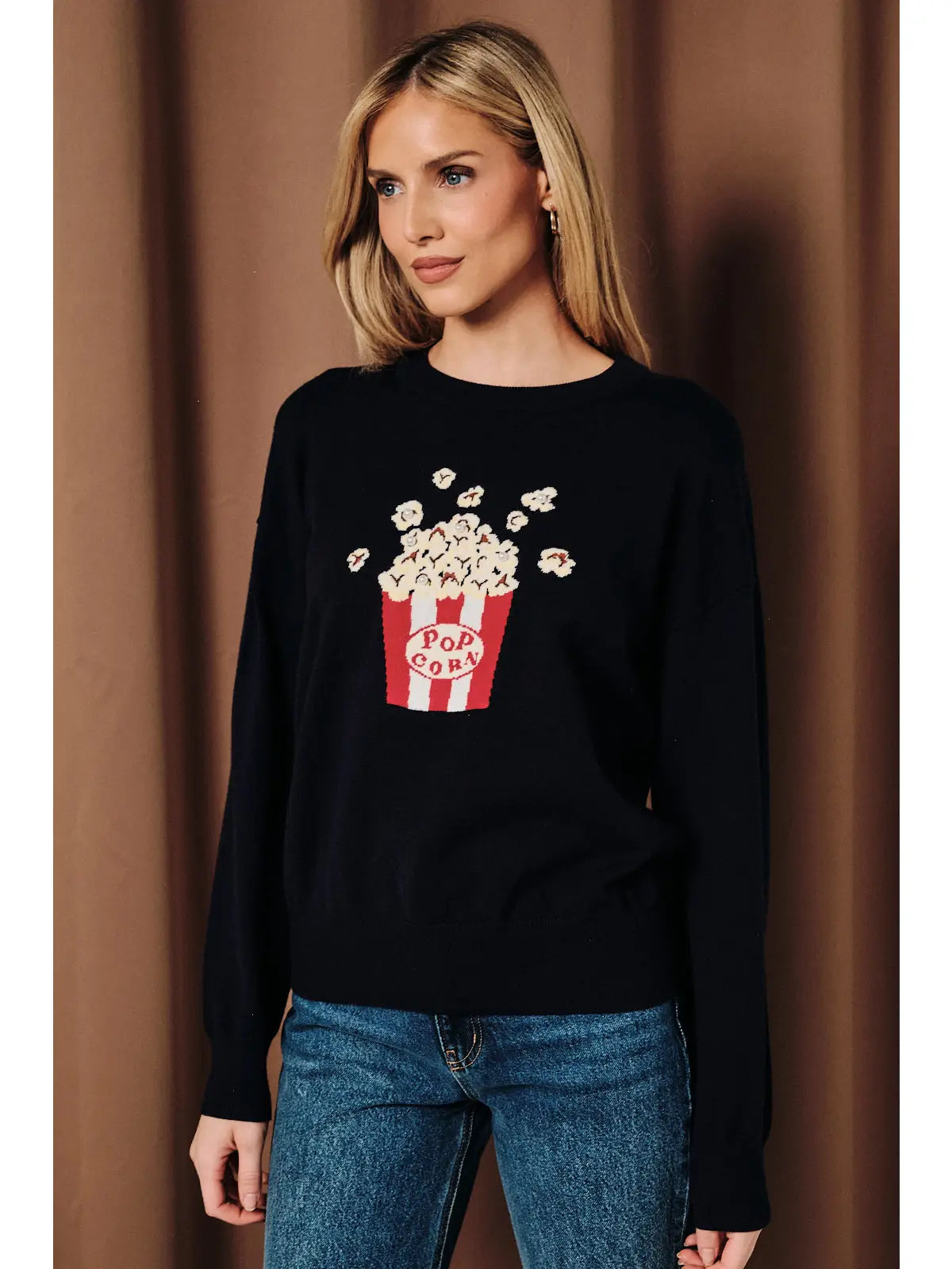 POPCORN SWEATER NAVY