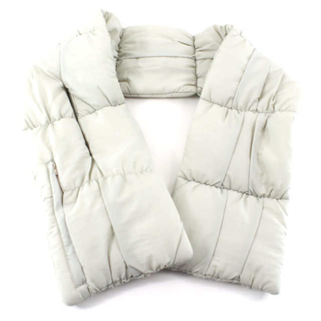 PUFFER SCARF LIGHT GREY