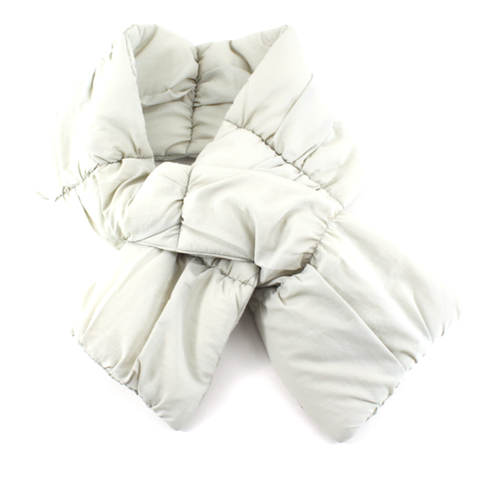 PUFFER SCARF LIGHT GREY