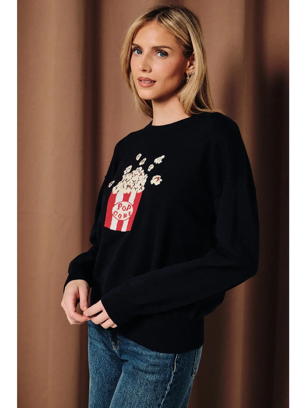 POPCORN SWEATER NAVY