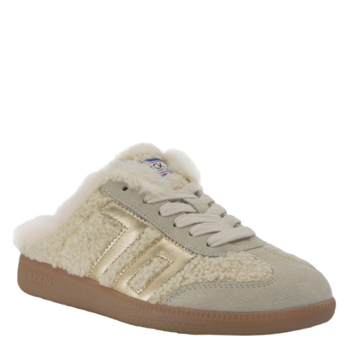 BACK 70 EASTER FL BUTTER GOLD SLIP ON SNEAKER