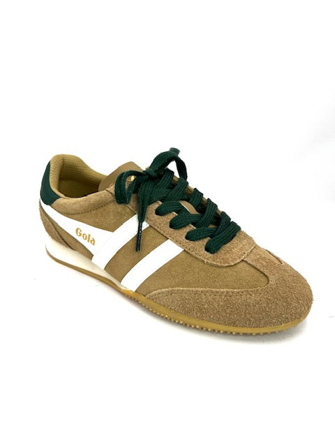 GOLA SPRINTER WHTE/EVERGREEN SUEDE SNEAKER