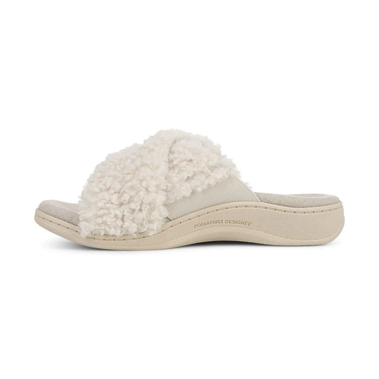 VIONIC RELAX II OFF WHITE SLIPPER