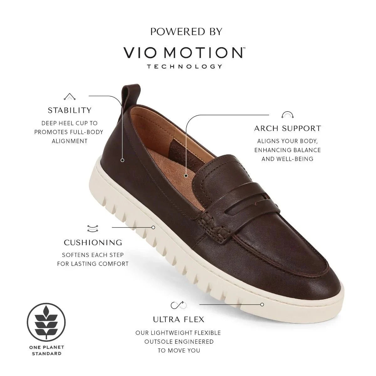 VIONIC UPTOWN CAMEL LOAFER
