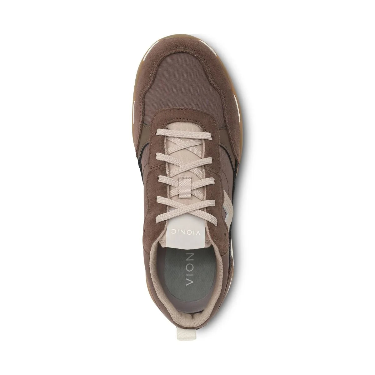 VIONIC WALK SLIM GLIDE SNEAKER IN DRIFTWOOD
