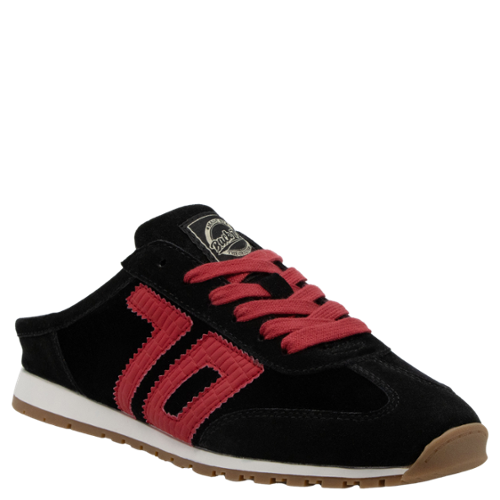 BACK 70 VENICE BLACK RED SLIP ON SNEAKER